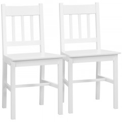 Sada 2 jídelních židlí Ori |bílé č.2