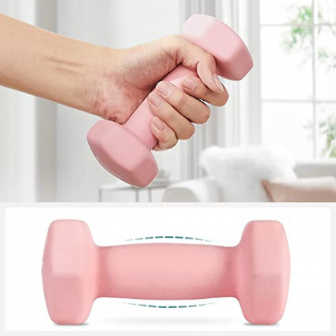 Sada šestihranných činek | 2 x 1 kg, 2 x 2 kg, 2 x 3 kg č.4