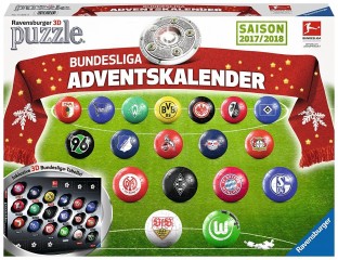 Adventný kalendár Bundesliga 3D Ravensburger 2017/2018 č.1