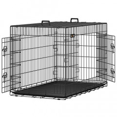 Přepravní box pro psy XXL 122 x 76 x 81 cm | černý