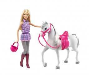 Mattel Barbie s koňom č.1
