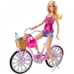 Mattel Barbie na bicykli