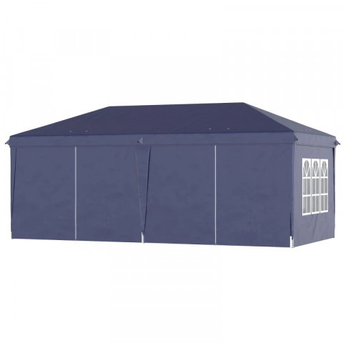 Luxusní zahradní párty stan 3 x 6 m s bočnicemi | modrý č.6