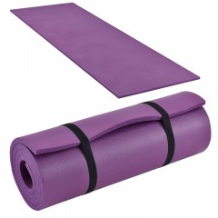 Gymnastická podložka na cvičenie 185 x 60 x 1,5 cm, fialová č.1