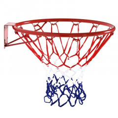 Nástěnný basketbalový koš se sítí | ø46 cm