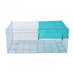 Kovový výbeh pre králiky, morčatá a iné hlodavce 144 x 112 x 60 cm č.2