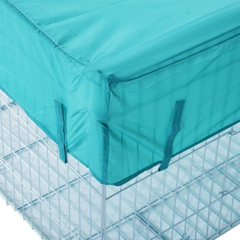 Kovový výbeh pre králiky, morčatá a iné hlodavce 144 x 112 x 60 cm č.6