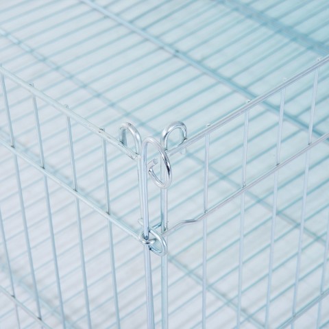 Kovový výbeh pre králiky, morčatá a iné hlodavce 144 x 112 x 60 cm č.8