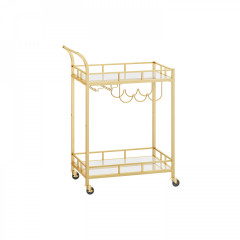 Pojízdný servírovací vozík | zlatý č.2