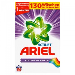 Prací prášok Ariel Actilift Color XXXL 130 pracích dávok - Nemecko č.1