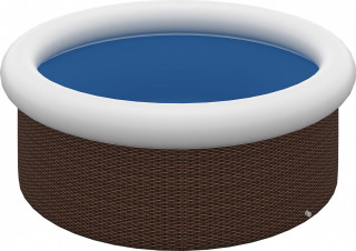 Nafukovací bazén pro 1-5 osob Ø300 x 76 cm | hnědý č.1