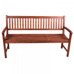 Záhradná lavička Bima pre 3 osoby | masívne akáciové drevo č.2