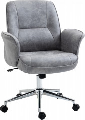 Kancelářské ergonomické křeslo 67x69x92-102 cm | světle šedé