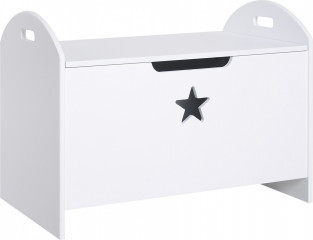 Dětský úložný box na hračky 62x40x46,5cm| bílá č.1