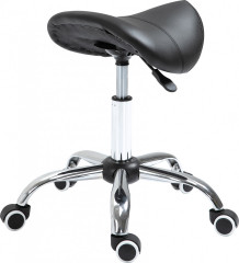 Výškově nastavitelná otočná stolička | černá č.1