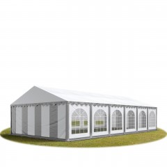 Párty stan Premium 6 x 12 m | šedo-biely