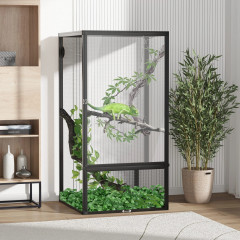 Terárium pro plazy 60x60x120 cm | černá č.1
