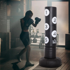 Boxovací stojící pytel 176 cm | černý