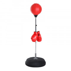 Boxovací stojan pro teenagery 43 x 43 x 126-144 cm | červený č.2