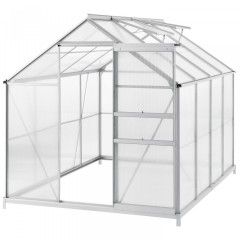 Záhradný polykarbonátový skleník 190 x 250 x 195 cm