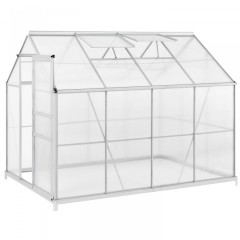 Záhradný polykarbonátový skleník 190 x 250 x 195 cm č.3