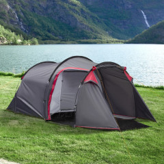 Rodinný stan pro 2-3 osoby 426 x 206 x 154 cm| šedý č.1