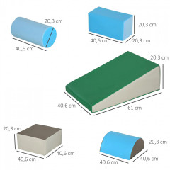 Pěnové stavební kostky | sada 5 kusů č.2