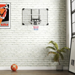 Nástěnný basketbalový koš se sítí | 113 x 61 x 73 cm