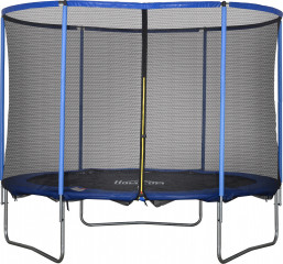 Trampolína s ochrannou sítí 305 x 248 cm | modrá+černá č.1