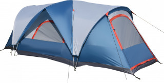 Kempingový stan pro 4 osoby 475 x 207 x 150 cm | modrý + bílý