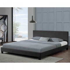 Čalúnená posteľ Barcelona 140 x 200 cm | tmavo šedá č.1