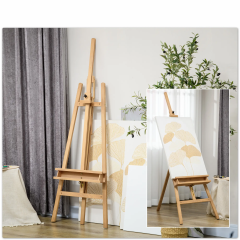 Stojan na plátno až 120 cm | přírodní