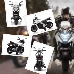 Dětská elektrická motorka pro děti 3-6 let | bílá č.3