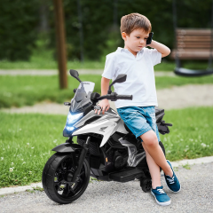 Dětská elektrická motorka pro děti 3-6 let | bílá č.1