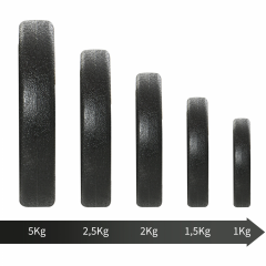 Sada 2 činek 2x25 KG | černá č.3