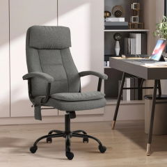 Ergonomické herní křeslo 63x70x112-121 cm | šedé