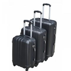 Sada 3 cestovných kufrov | čierna č.1