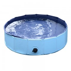 Skladací bazén pre psa 80 x 20 cm | modrý č.1