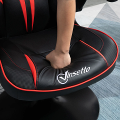 Ergonomická herní židle Vinsetto | černá + červená č.3