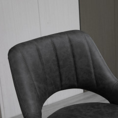 Barové židle 2 ks 44 x 49 x 90-110 cm | šedé č.2