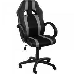 Kancelárska stolička GS Series | šedo-čierna s pruhmi