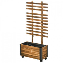 Vyvýšený záhon s mříží | 65x31x147 cm č.3