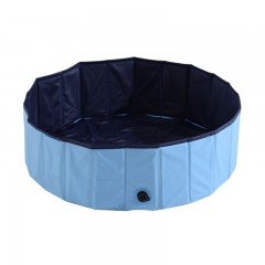 Skladací bazén pre psa 100 x 30 cm | modrý č.2