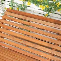 Houpačka s funkcí lůžka pro 3 osoby 225.5x113x180 cm | šedá + přírodní č.3
