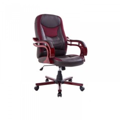 Kancelárska stolička Taurus | hnedo-červená č.1