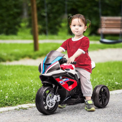 Dětská elektrická tříkolová motorka | červená č.1