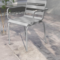 3dílný bistro set zahradního nábytku | světle šedý č.3