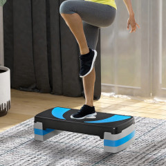 Aerobní stepper s nosností do 150 kg 80 x 31 x 10-20 cm | modrý č.1
