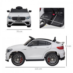 Dětské elektrické autíčko Mercedes Benz | bílé č.3