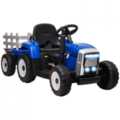 Dětský elektrický traktor na dálkové ovládání | modrý č.1